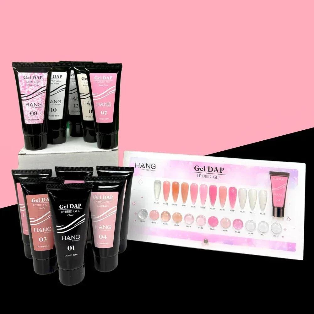 HANG Hybrid Gel Collection 2oz - 12 Colors - TTT Nails Supply