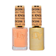 DND DIVA Duo Matching Color - #206 Peach Paradise - TTT Nails Supply