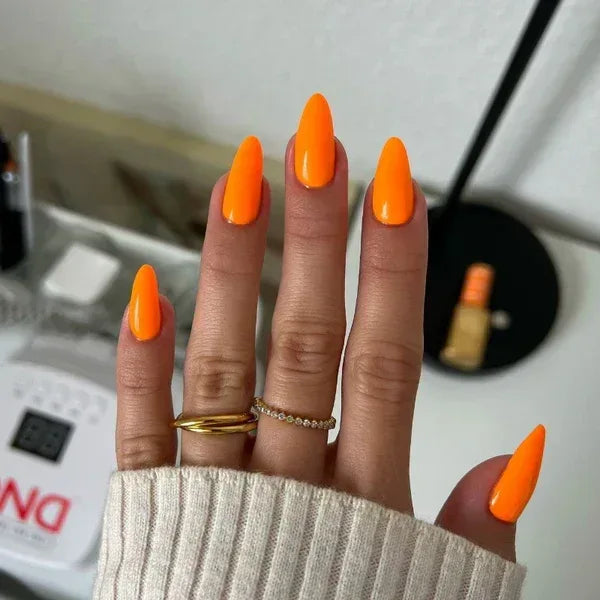 DND DIVA Duo Matching Color - #208 Perfect Orange - TTT Nails Supply