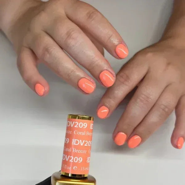 DND DIVA Duo Matching Color - #209 Coral Breeze - TTT Nails Supply