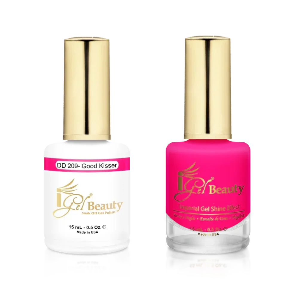 iGel Matching Duo Gel Polish 0.5oz - #209 Good Kisser - TTT Nails Supply