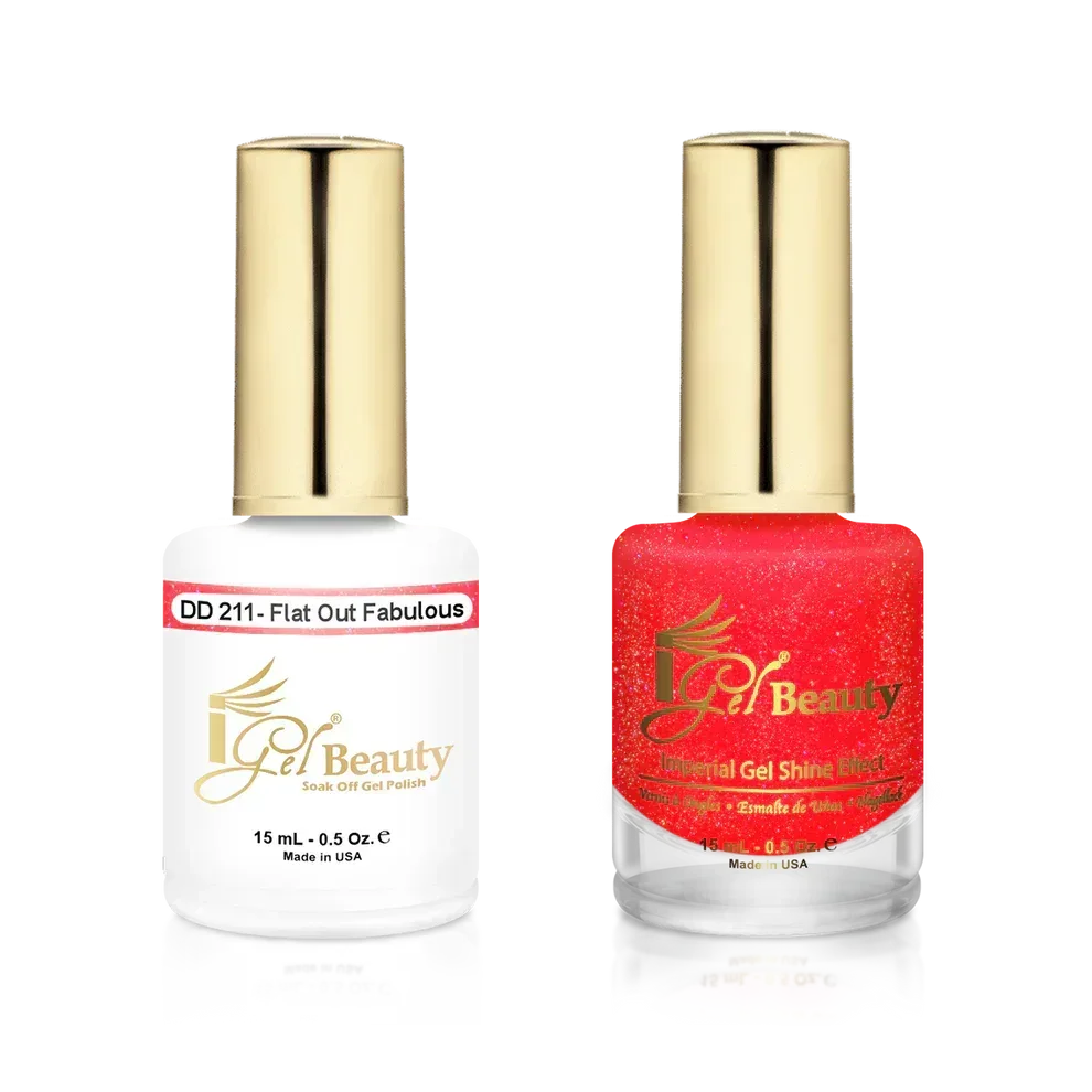 iGel Matching Duo Gel Polish 0.5oz - #211 Flat Out Fabulous - TTT Nails Supply