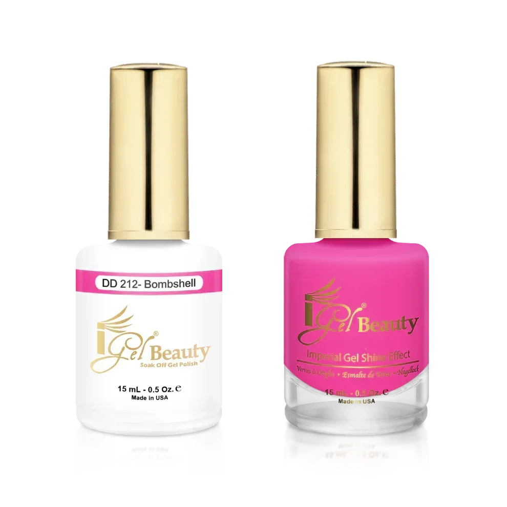iGel Matching Duo Gel Polish 0.5oz - #212 Bombshell - TTT Nails Supply