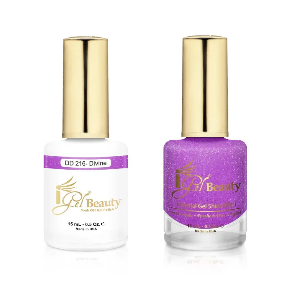 iGel Matching Duo Gel Polish 0.5oz - #216 Divine - TTT Nails Supply