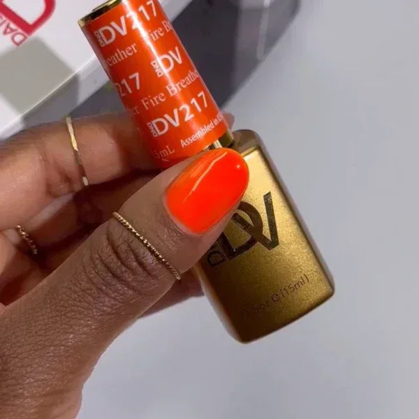 DND DIVA Duo Matching Color - #217 Fire Breather - TTT Nails Supply