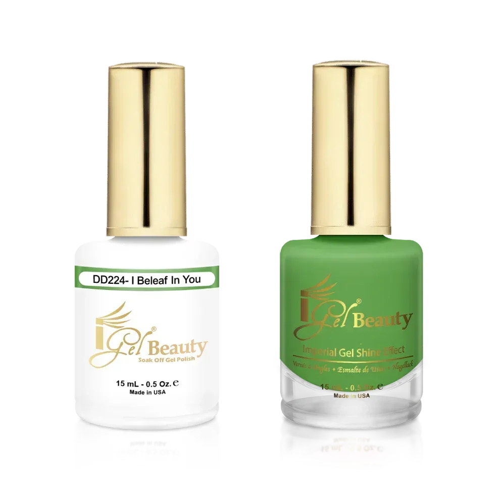iGel Matching Duo Gel Polish 0.5oz - #224 I Beleaf in You - TTT Nails Supply