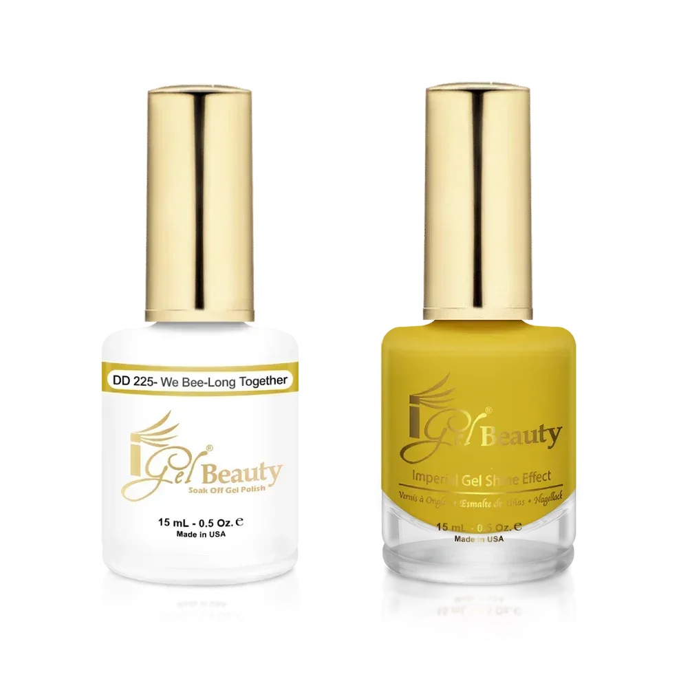 iGel Matching Duo Gel Polish 0.5oz - #225 We Bee-Long Together - TTT Nails Supply