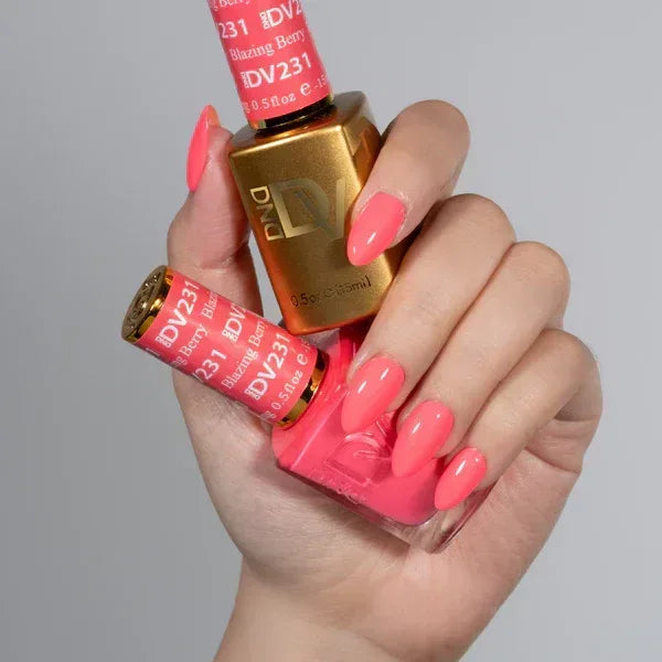 DND DIVA Duo Matching Color - #231 Blazing Berry - TTT Nails Supply
