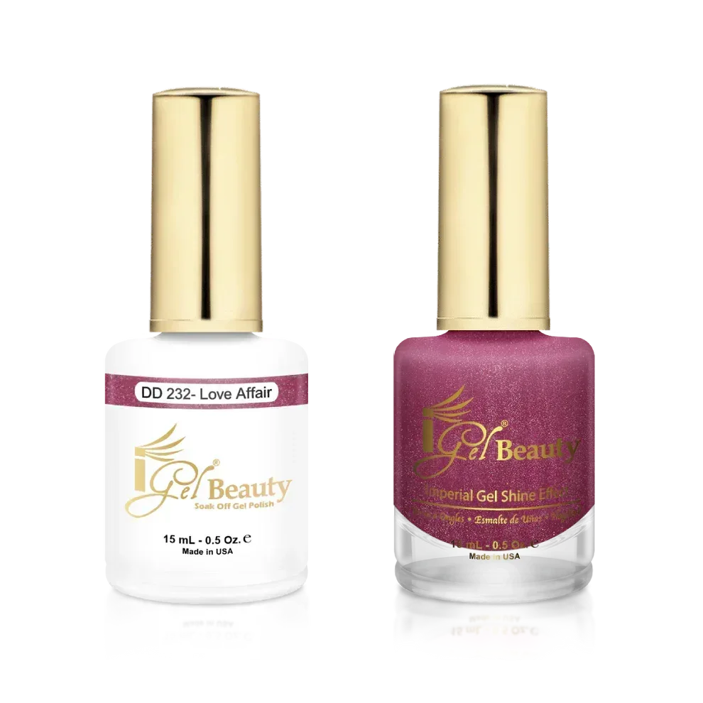 iGel Matching Duo Gel Polish 0.5oz - #232 Love Affair - TTT Nails Supply