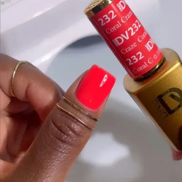 DND DIVA Duo Matching Color - #232 Coral Craze - TTT Nails Supply
