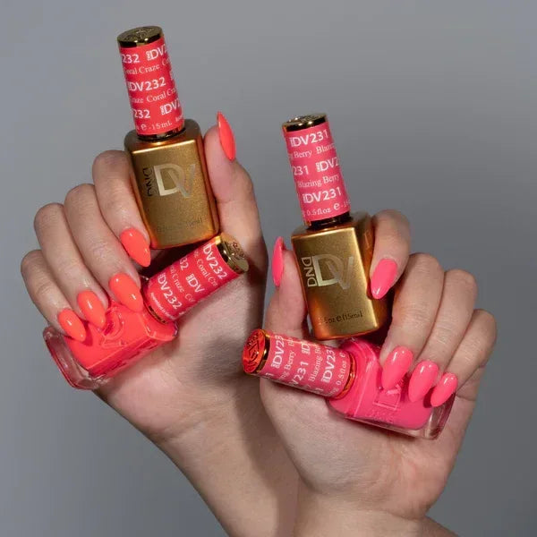 DND DIVA Duo Matching Color - #232 Coral Craze - TTT Nails Supply