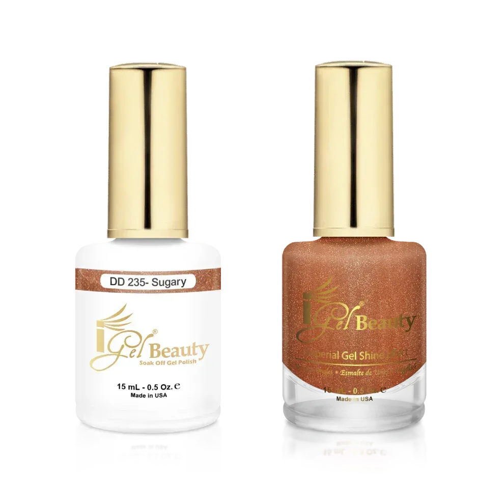 iGel Matching Duo Gel Polish 0.5oz - #235 Sugary - TTT Nails Supply