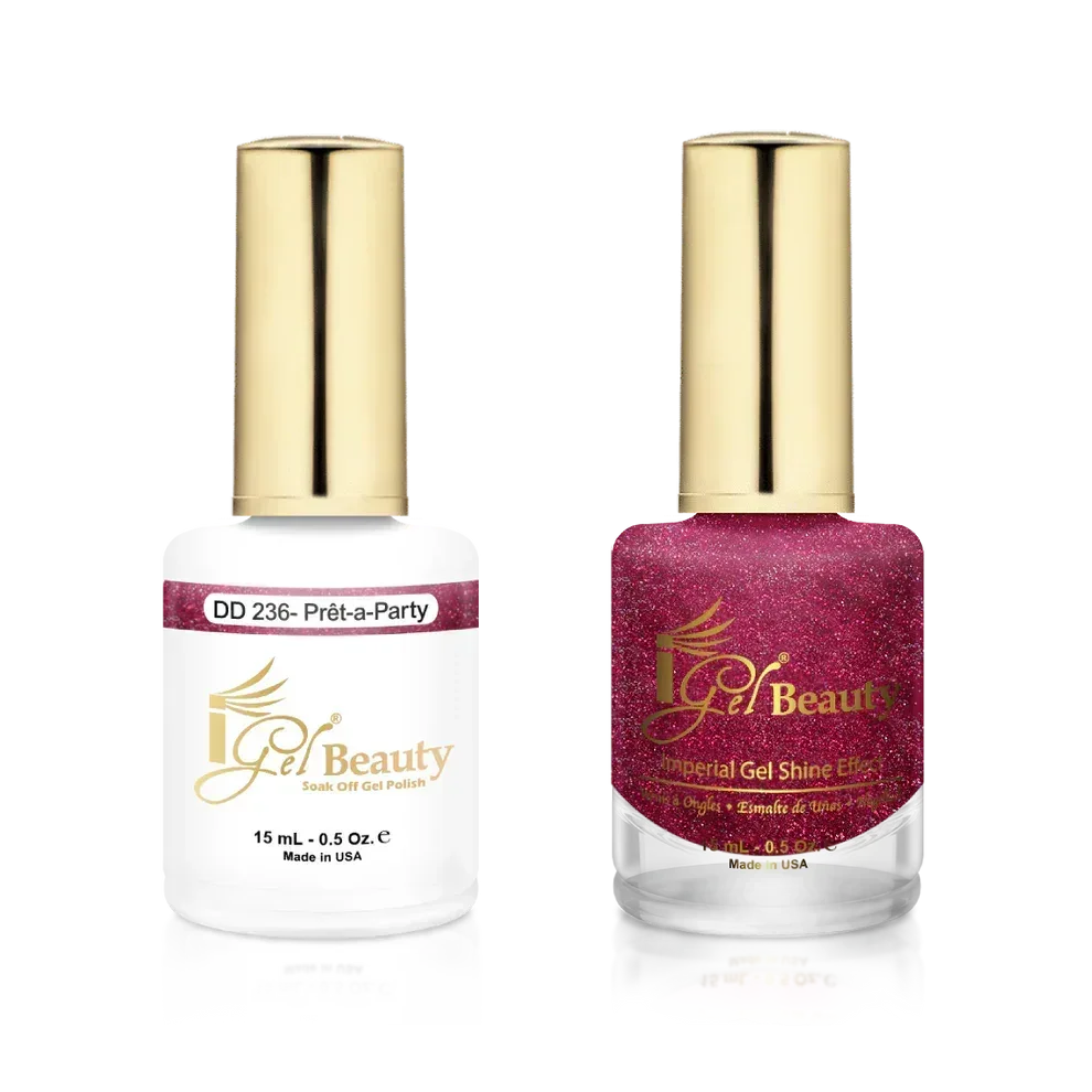 iGel Matching Duo Gel Polish 0.5oz - #236 Pret-a-Party - TTT Nails Supply