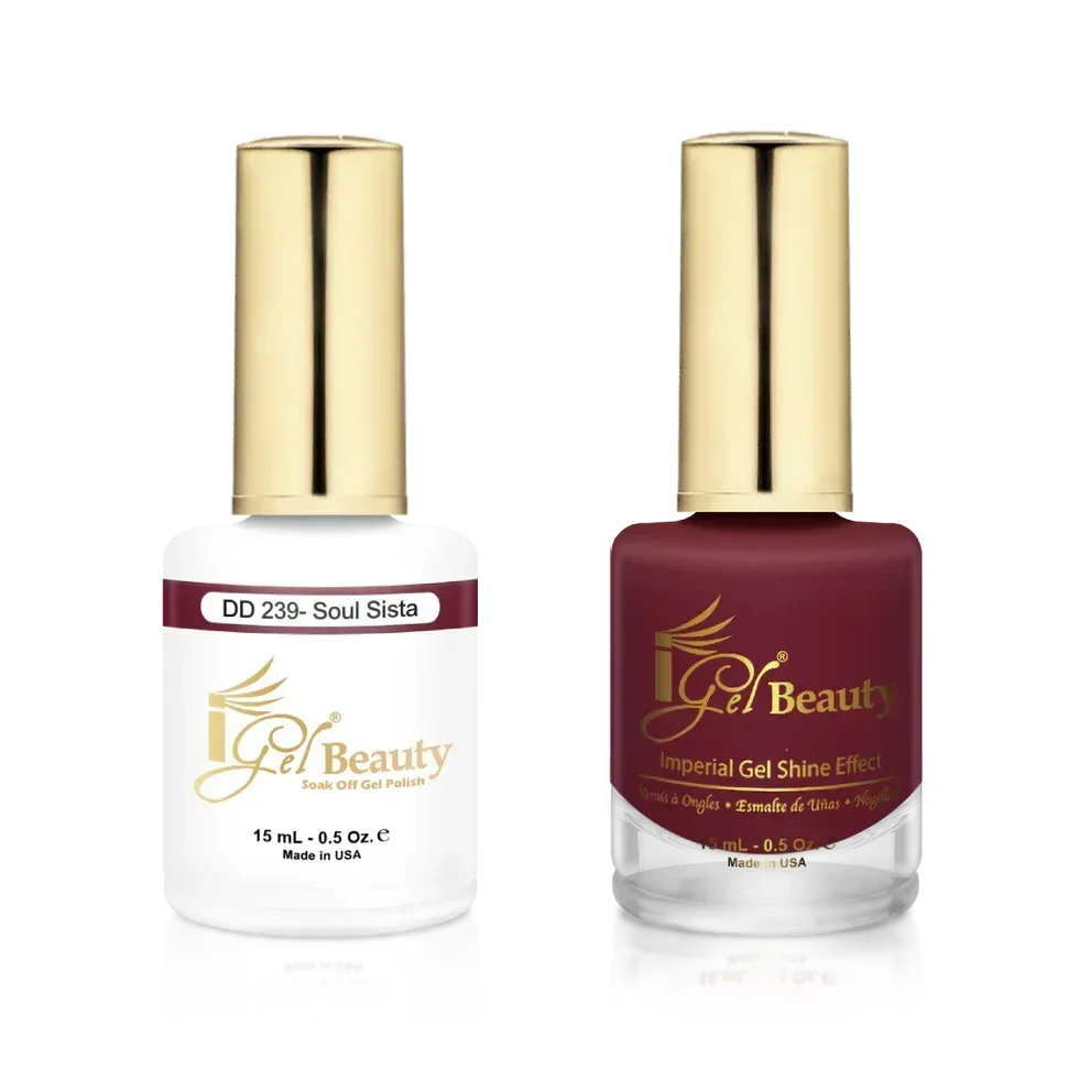 iGel Matching Duo Gel Polish 0.5oz - #239 Soul Sista - TTT Nails Supply