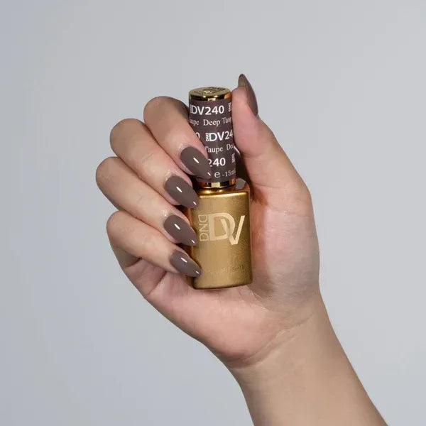 DND DIVA Duo Matching Color - #240 Deep Taupe - TTT Nails Supply