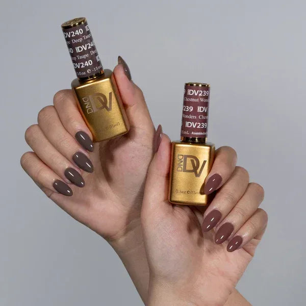 DND DIVA Duo Matching Color - #240 Deep Taupe - TTT Nails Supply