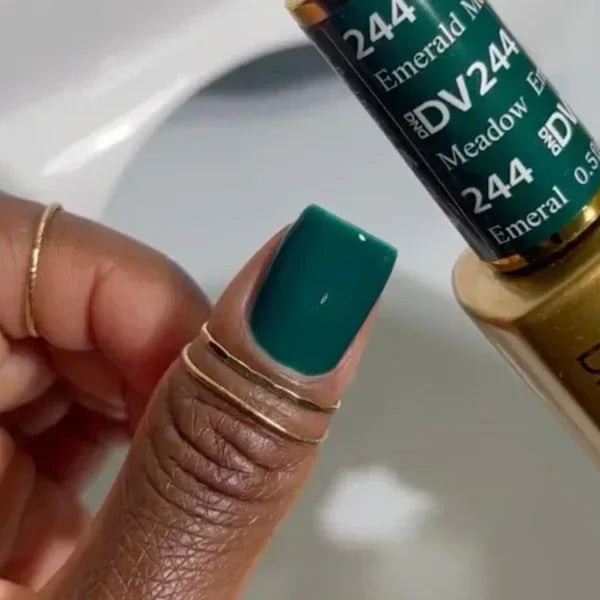 DND DIVA Duo Matching Color - #244 Emerald Meadow - TTT Nails Supply