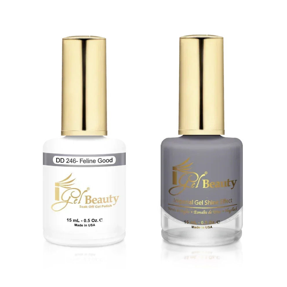 iGel Matching Duo Gel Polish 0.5oz - #246 Feline Good - TTT Nails Supply