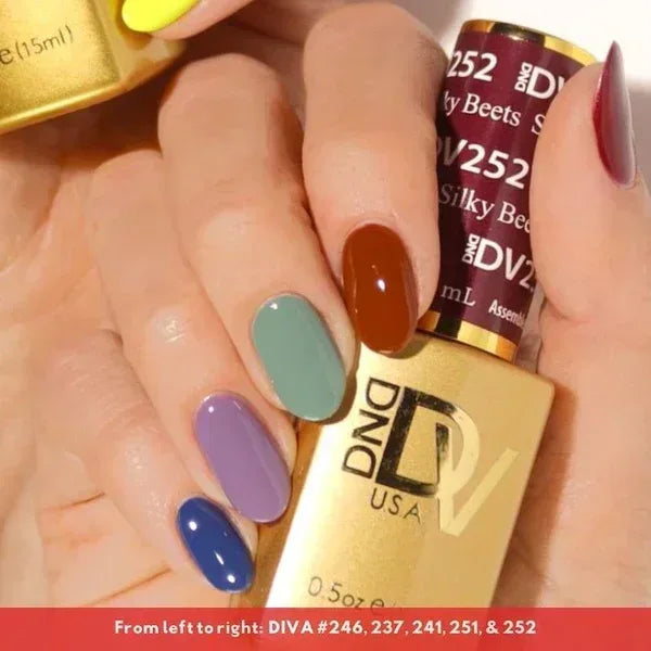 DND DIVA Duo Matching Color - #246 Blue Lagoon - TTT Nails Supply