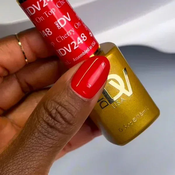 DND DIVA Duo Matching Color - #248 Cherry On Top - TTT Nails Supply