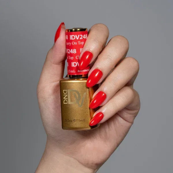 DND DIVA Duo Matching Color - #248 Cherry On Top - TTT Nails Supply