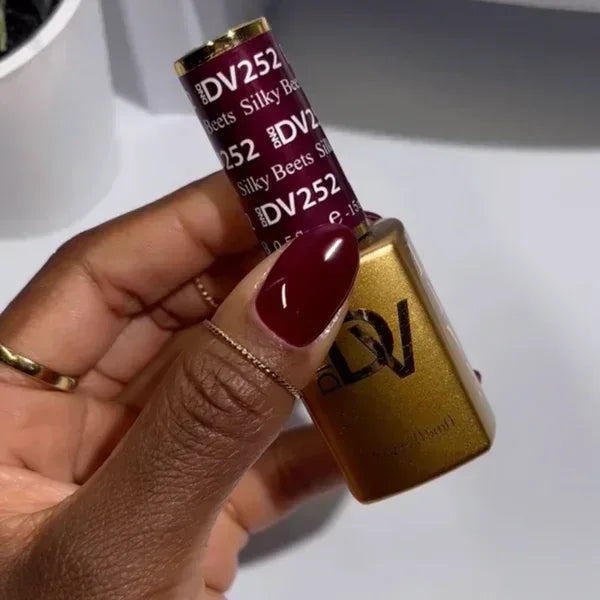 DND DIVA Duo Matching Color - #252 Silky Beets - TTT Nails Supply