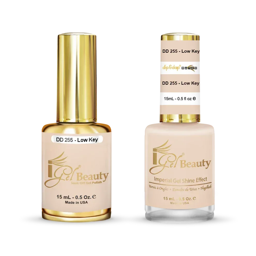 iGel Matching Duo Gel Polish 0.5oz - #255 Low Key - TTT Nails Supply