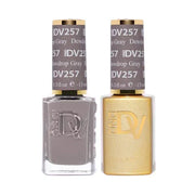 DND DIVA Duo Matching Color - #257 Dewdrop Gray - TTT Nails Supply