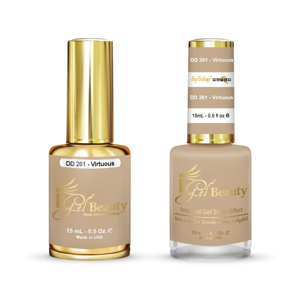 iGel Matching Duo Gel Polish 0.5oz - #261 Virtuous - TTT Nails Supply