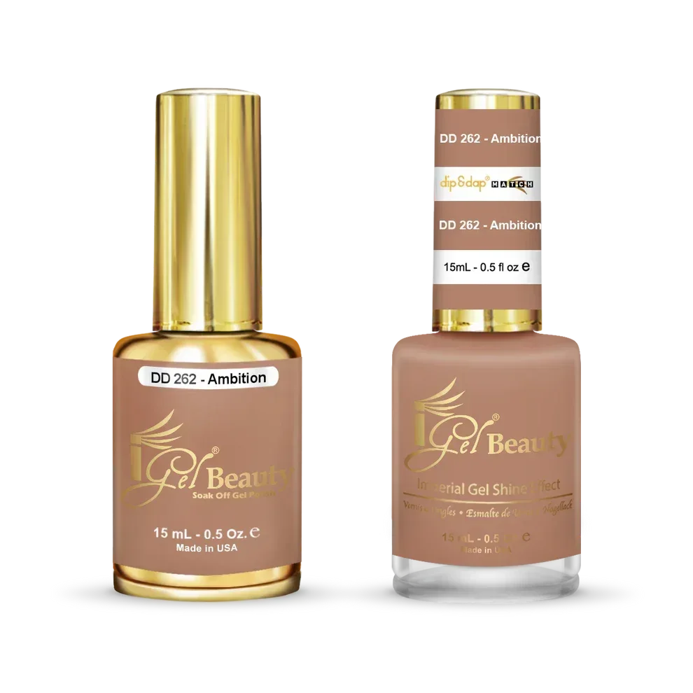 iGel Matching Duo Gel Polish 0.5oz - #262 Ambition - TTT Nails Supply