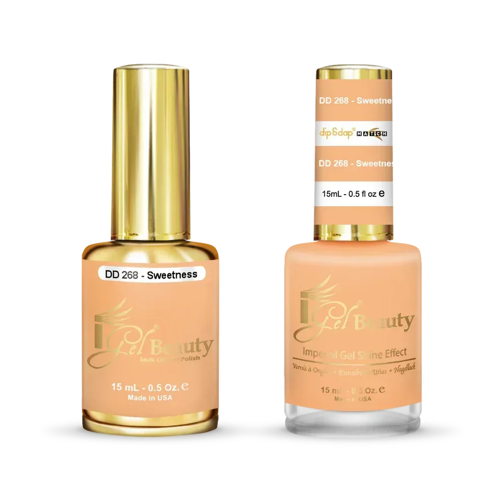 iGel Matching Duo Gel Polish 0.5oz - #268 Sweetness - TTT Nails Supply