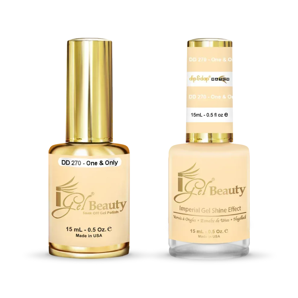 iGel Matching Duo Gel Polish 0.5oz - #270 One & Only - TTT Nails Supply