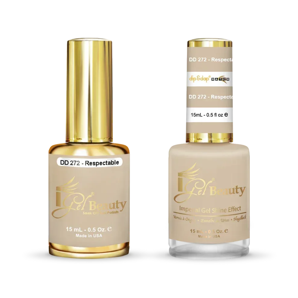 iGel Matching Duo Gel Polish 0.5oz - #272 Respectable - TTT Nails Supply