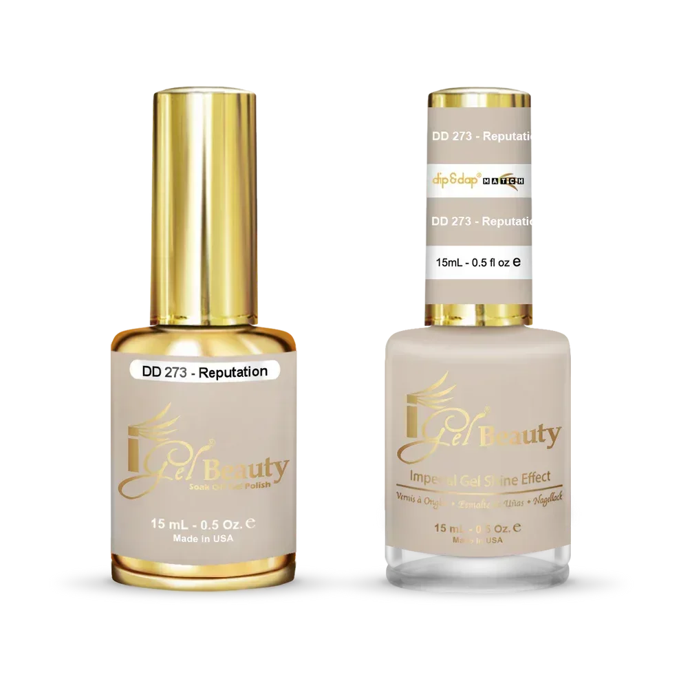 iGel Matching Duo Gel Polish 0.5oz - #273 Reputation - TTT Nails Supply