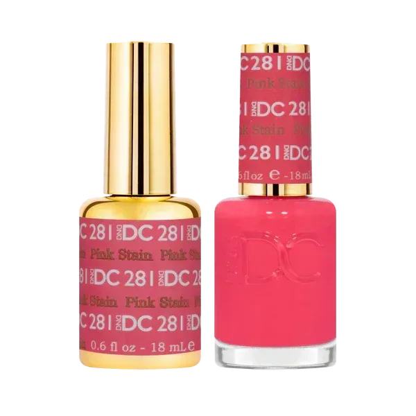DC Duo Matching Color - #281 Pink Stain - TTT Nails Supply
