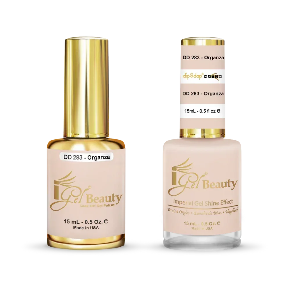 iGel Matching Duo Gel Polish 0.5oz - #283 Organza - TTT Nails Supply