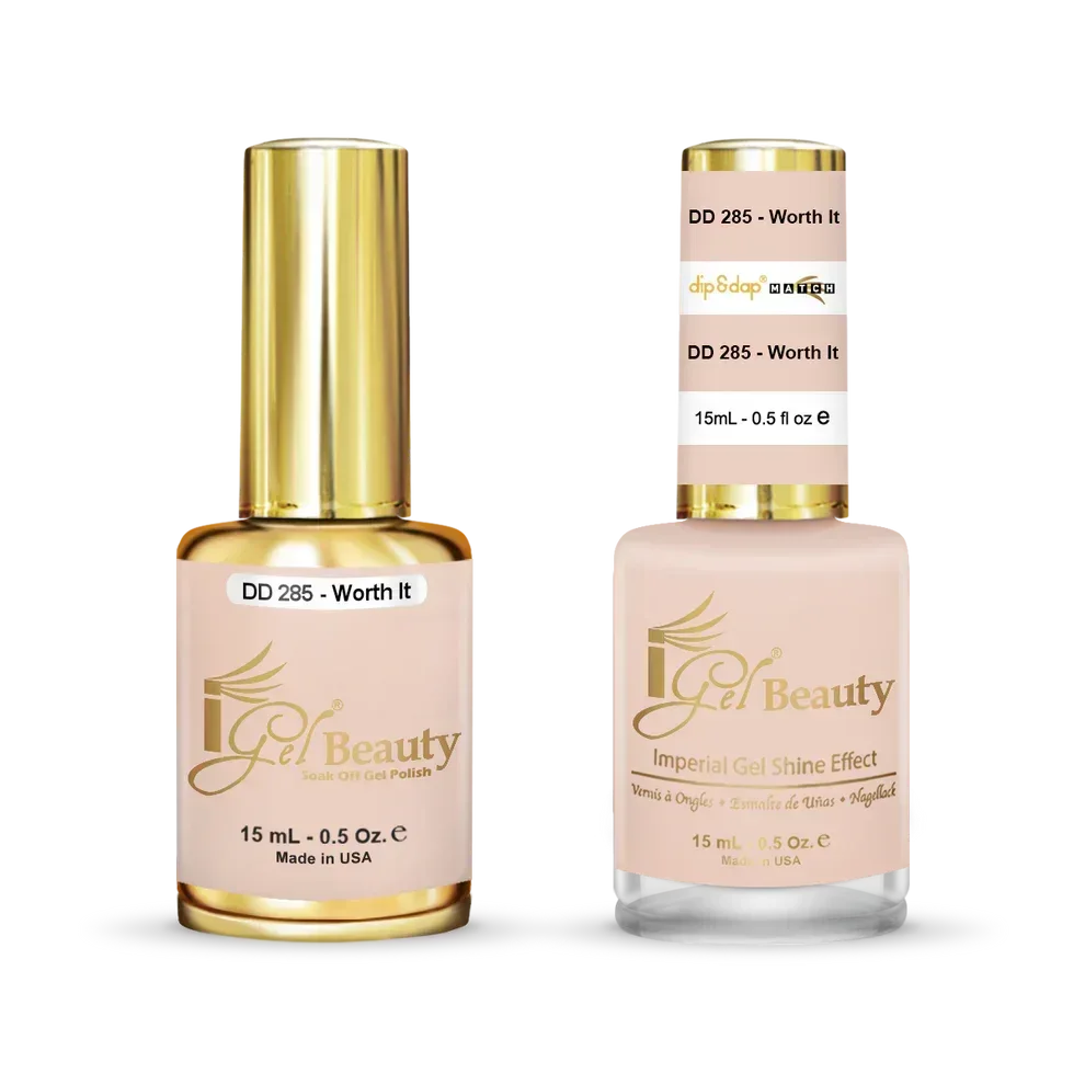 iGel Matching Duo Gel Polish 0.5oz - #285 Worth It - TTT Nails Supply