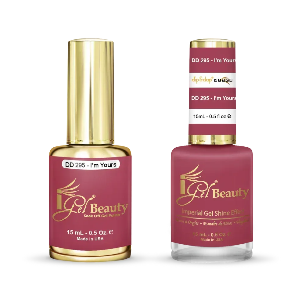 iGel Matching Duo Gel Polish 0.5oz - #295 I'm Yours - TTT Nails Supply