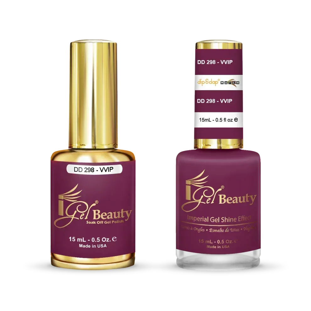 iGel Matching Duo Gel Polish 0.5oz - #298 VVIP - TTT Nails Supply