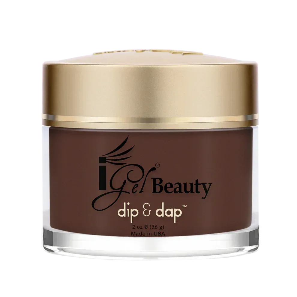 iGel Dip & Dap 2in1 Powder 2oz - #300 Chocolate Fix - TTT Nails Supply
