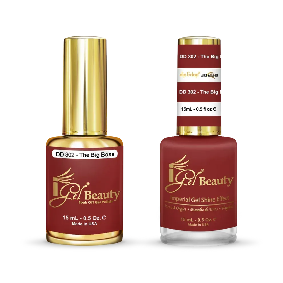 iGel Matching Duo Gel Polish 0.5oz - #302 The Big Boss - TTT Nails Supply