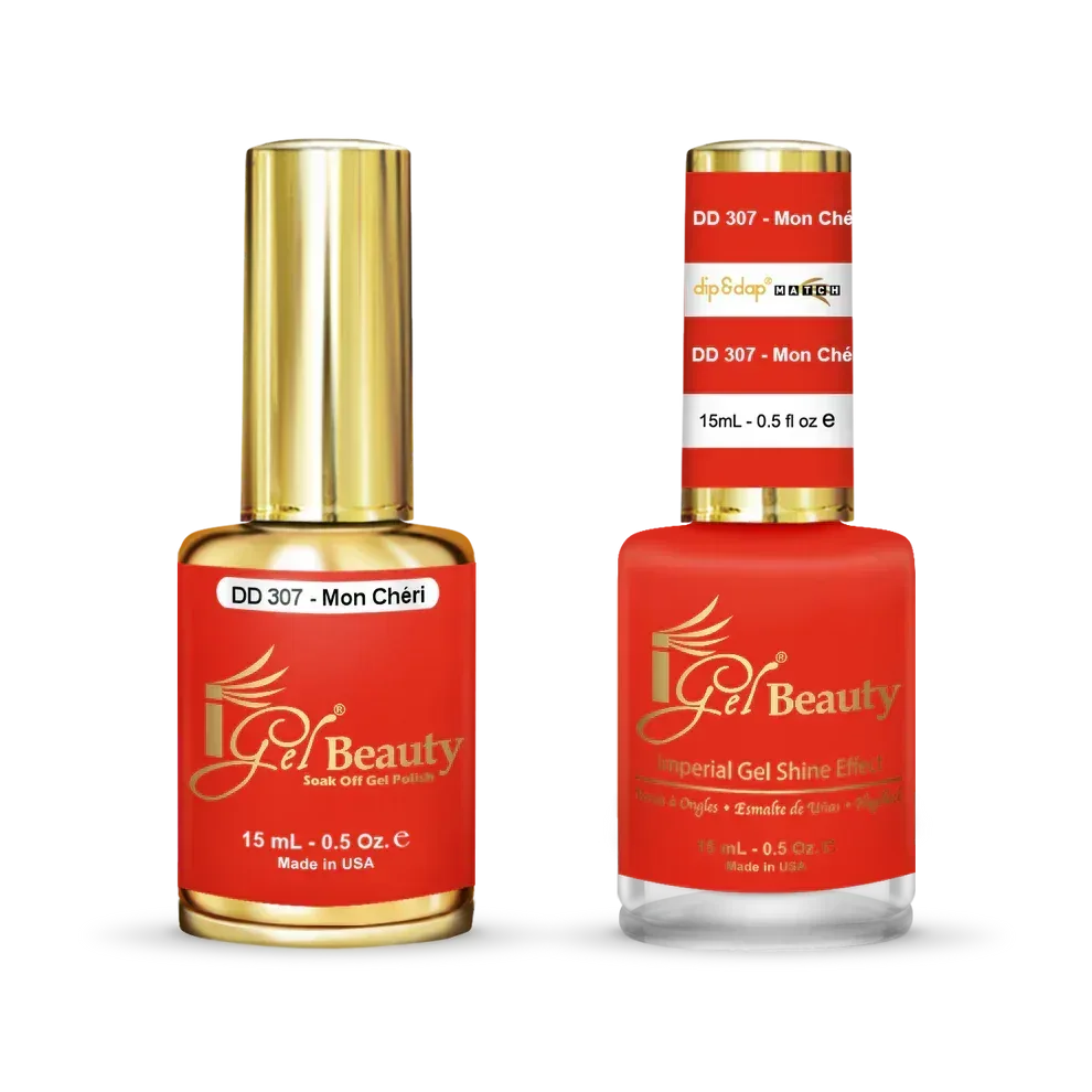 iGel Matching Duo Gel Polish 0.5oz - #307 Mon Chéri - TTT Nails Supply