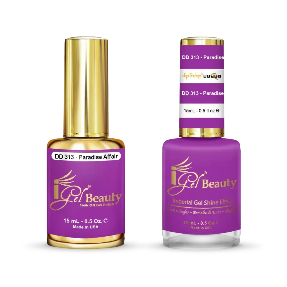 iGel Matching Duo Gel Polish 0.5oz - #313 Paradise Affair - TTT Nails Supply