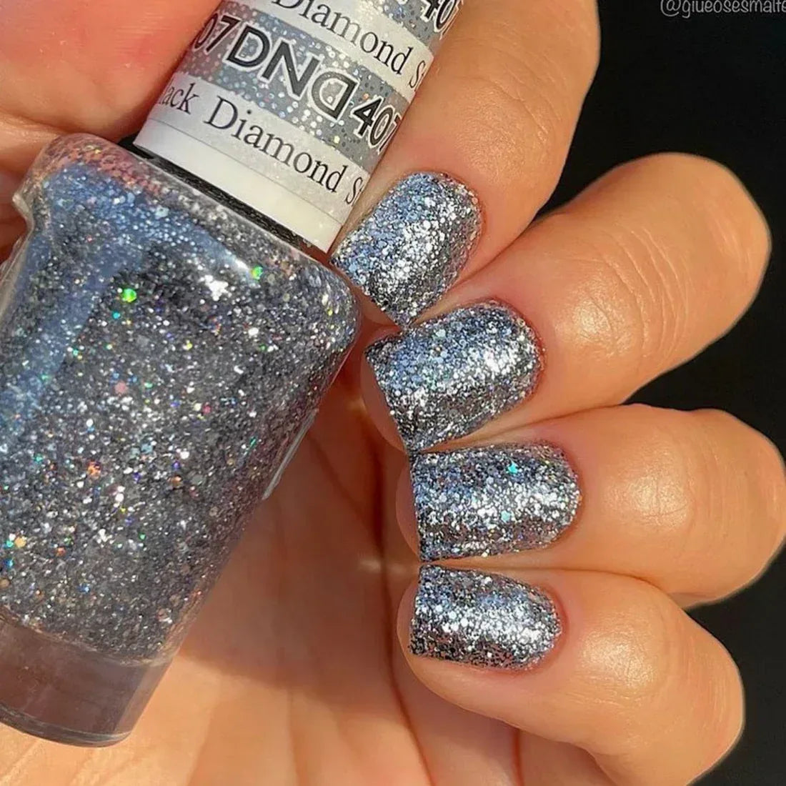 DND Duo Matching Color - #407 Black Diamond Star - TTT Nails Supply