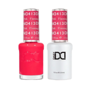 DND Duo Matching Color - #413 Flamingo Pink - TTT Nails Supply