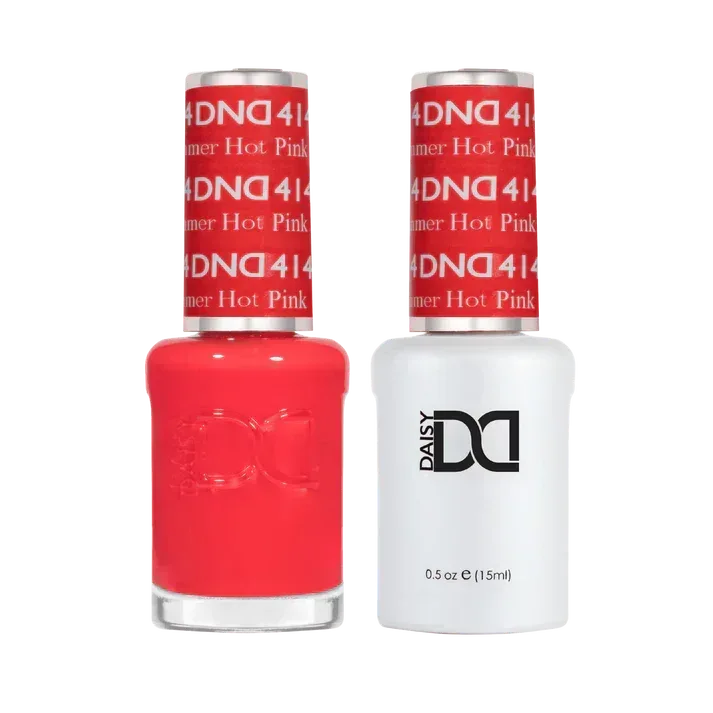 DND Duo Matching Color - #414 Summer Hot Pink - TTT Nails Supply