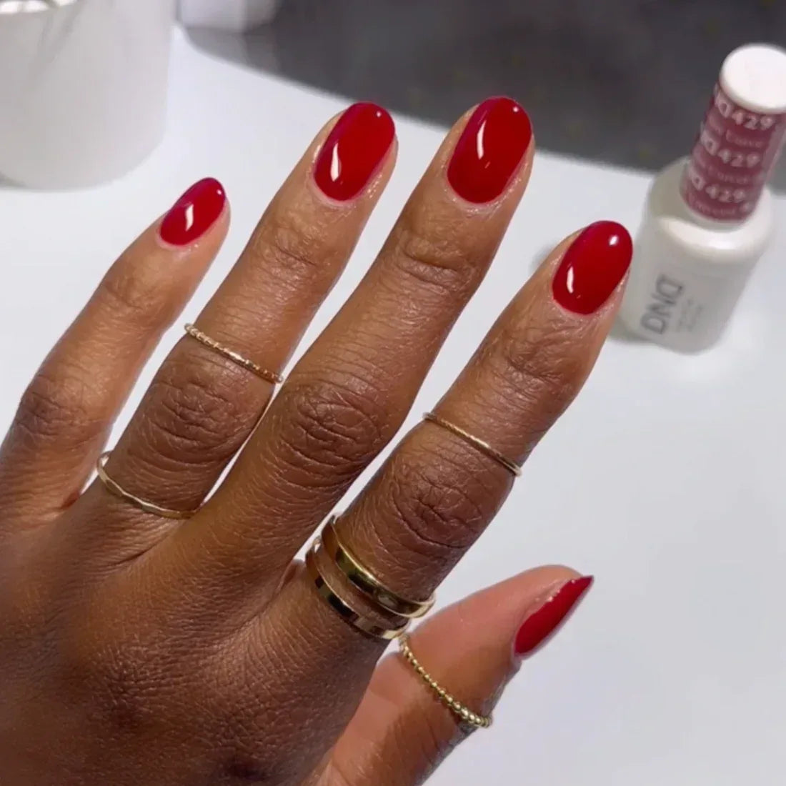 DND Duo Matching Color - #429 Boston University Red - TTT Nails Supply