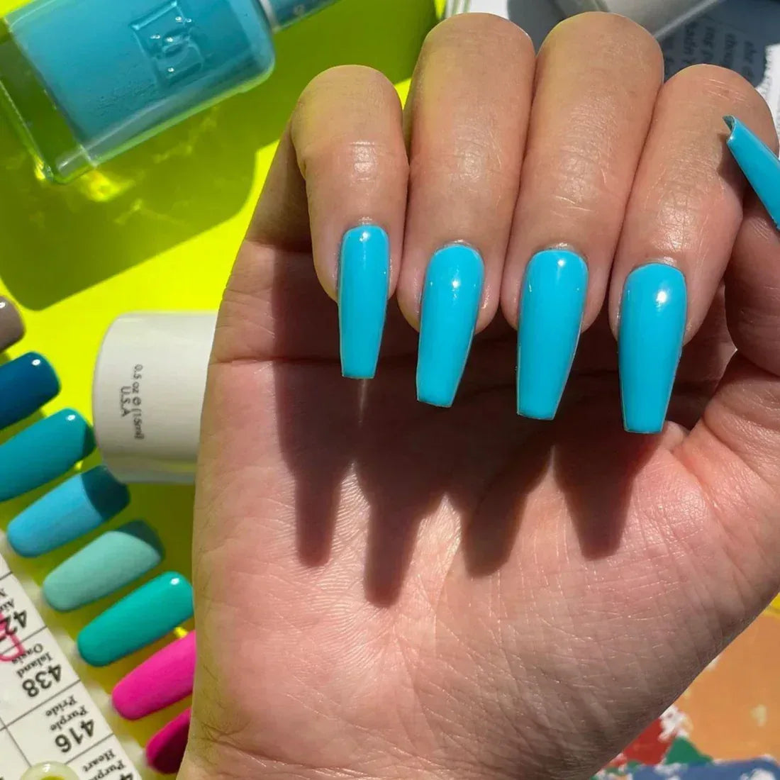 DND Duo Matching Color - #436 Baby Blue - TTT Nails Supply