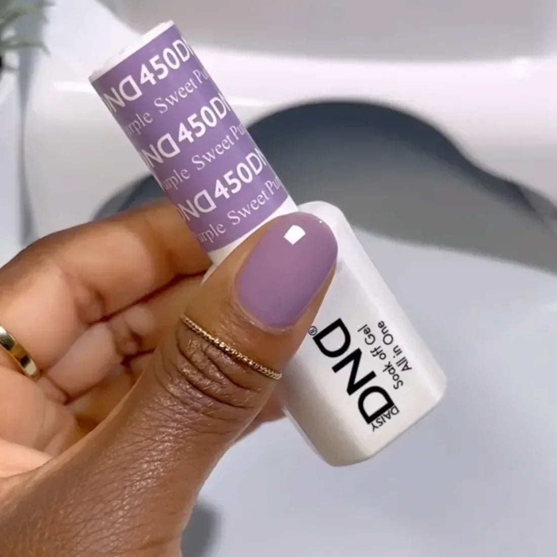 DND Duo Matching Color - #450 Sweet Purple - TTT Nails Supply