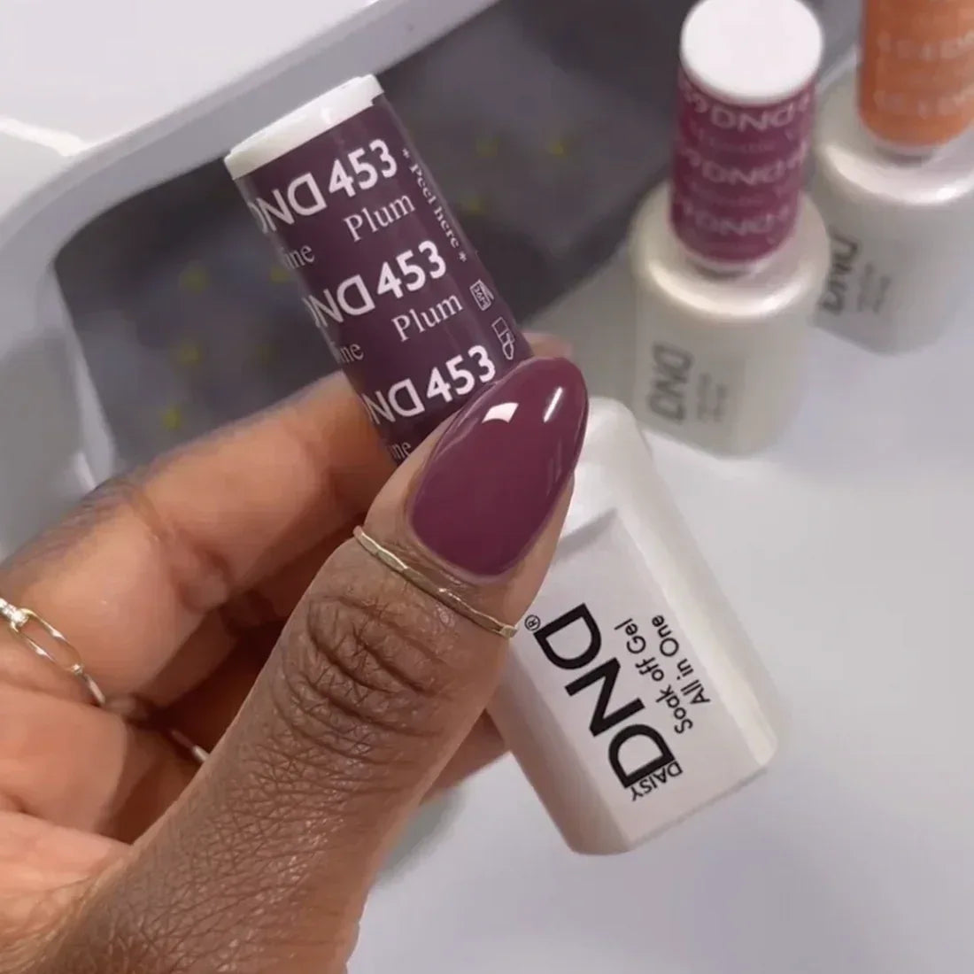 DND Duo Matching Color - #453 Plum Wine - TTT Nails Supply